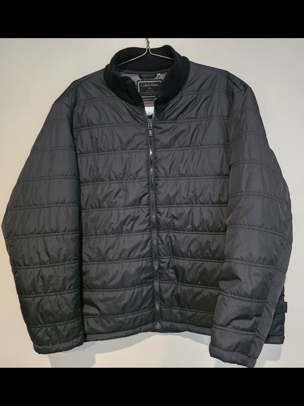 Calvin Klein Black Quilted Puffer Jacket XXL 3 In 1